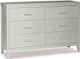 Signature Design by Ashley® Olivet 6-Piece Silver Twin Panel Bed Set-2