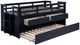 Coaster® Carlsbad Navy Blue Twin Captains Bed with Trundle-1