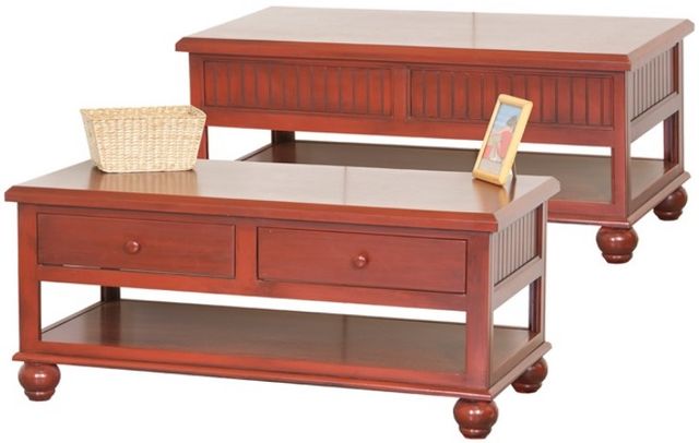 American Heartland Manufacturing Poplar 47" Coffee Table-1