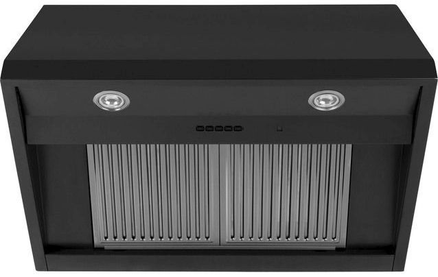 Café™ Commercial 36" Matte Black Wall Mounted Range Hood-1