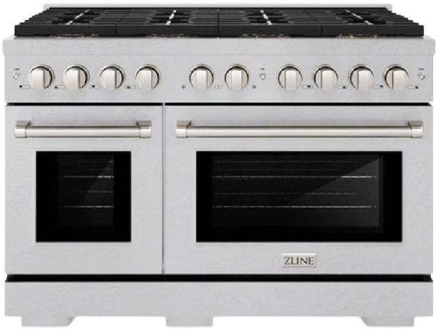 ZLINE Paramount 48" 6.7 cu. ft. Satin Stainless Steel Paramount Dual Fuel Range with 8 Burner DuoPro™ Cooktop and Dual Ovens-0