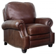BarcaLounger® Vintage Mission Longhorn Shoreham-Chocolate Chair-0