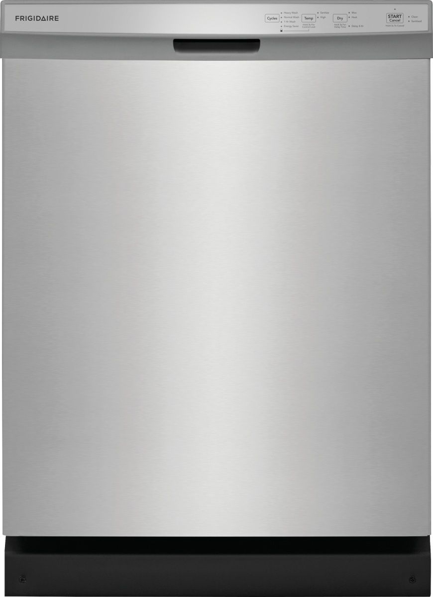 Frigidaire 24" Stainless Steel Front Control Built In Dishwasher 