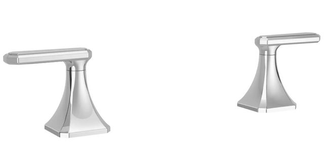 DXV Belshire® Polished Chrome Lever Handles Only for Widespread Bathroom Faucet-0