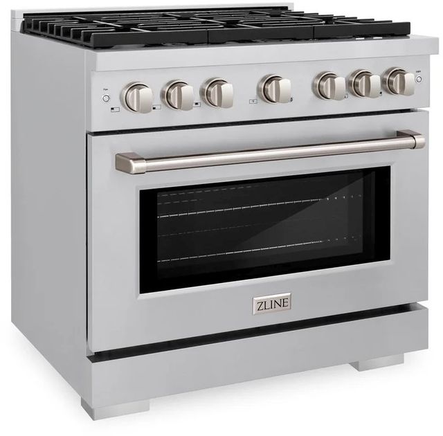 ZLINE Paramount 36" Stainless Steel Pro Style Dual Fuel Range-3