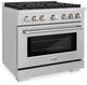 ZLINE Paramount 36" Stainless Steel Pro Style Dual Fuel Range-1