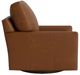 Bassett® Furniture Customizable Benchmade Premier Leather Track Arm Swivel Chair-2