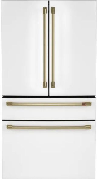 Café™ 36" 23.2 Cu. Ft. Matte White Counter Depth French Door Refrigerator