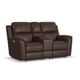 Flexsteel Henrick Triple Power Reclining Console Loveseat-1
