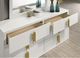 Furniture of America® Basildon White Dresser-2