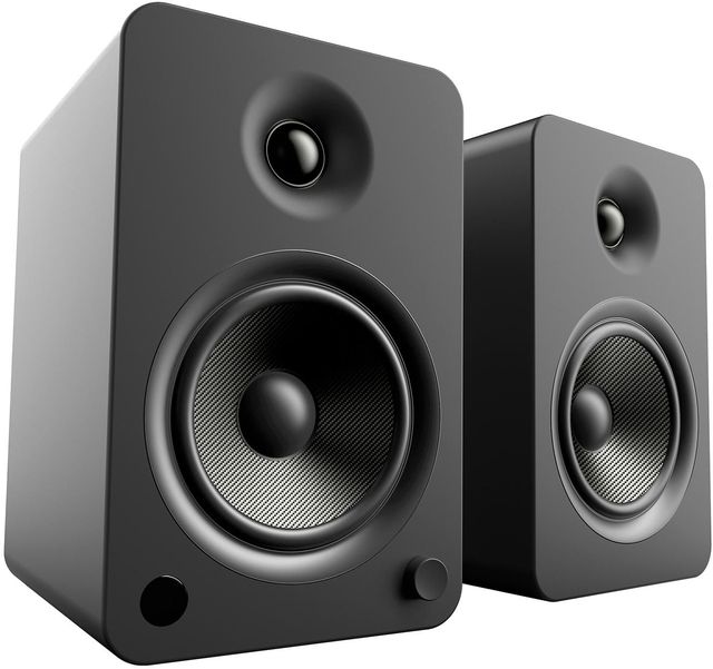 Kanto YU6 Matte Black Powered Speakers (Pair)-2
