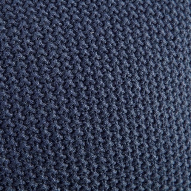 Olliix by INK+IVY Bree Knit Indigo 20" x 20" Square Pillow Cover-2