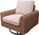 Signature Design by Ashley® Dolan Creek Brown/Gray Fabric/Wicker Outdoor Swivel Lounge-1