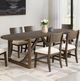 Furniture of America® Vellara Dark Walnut Wood Top Dining Table-0