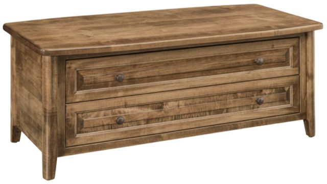 Archbold Furniture Customizable Amish Essentials Carson Maple Enclosed Coffee Table-0