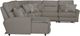 Catnapper® McPherson 6-Piece Buff Power Reclining Left-Arm Facing Sectional with 2 Recline-3