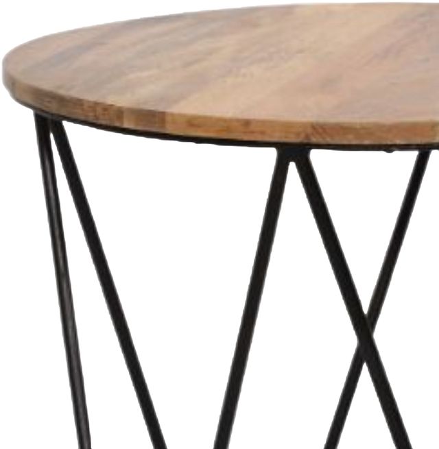 Jaipur Furniture Ravi Range Brown Large Stool-1