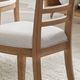 Parker House® Escape Glazed Natural Oak/Mirage Mist Ladder Back Dining Side Chair-4