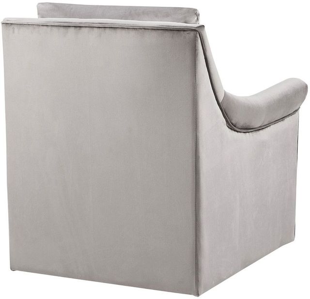 Olliix by Madison Park Grey Deanna Swivel Chair-2