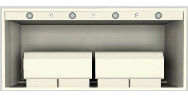 Vent-A-Hood® Designer Series 54" Biscuit Wall Mounted Range Hood-3