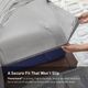 BEDGEAR® Dri-Tec Performance® Light Gray Full Sheet Set-3
