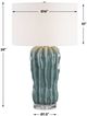Uttermost® Niese Light Blue Glaze Table Lamp-2