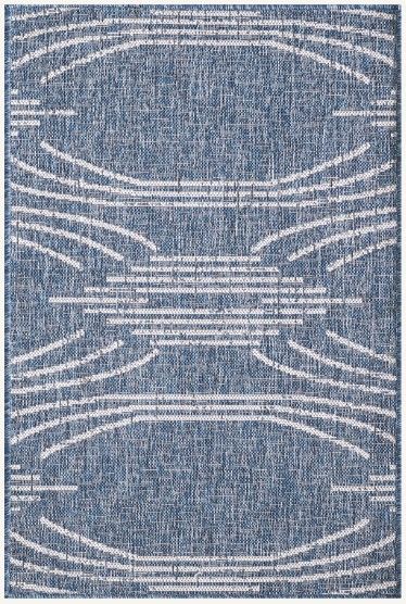 KAS Rugs Provo Blue Contempo 5'x8' Area Rug-0
