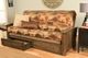 Kodiak Furniture Washington Canadian/Rustic Walnut Full Storage Futon with Mattress-1