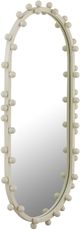 TOV Furniture Bubbles Ivory Large Oval Wall Mirror-3