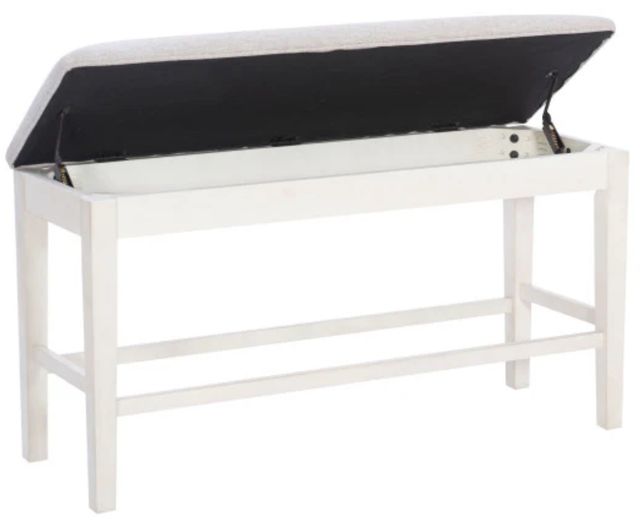 Powell® Mckoy Gray/White Counter Bench-3