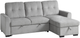 Homelegance® Carolina 2-Piece Gray L-Shape Sectional with Pull-out Bed and Hidden Storage-0