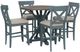 Coast2Coast Home™ Belsey 5-Piece Blue/Gray Counter Height Dining Set-0