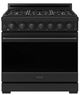 Thor Kitchen® Gordon Ramsay 36" Black Freestanding Pro Style Liquid Propane Range with Precision Knob Control in Black-0