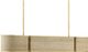 Currey & Company Tenby Abaca/Contemporary Gold Leaf Oval Chandelier-1