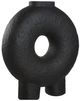 Renwil® Ezra Glazed Textured Matte Black Vase-0