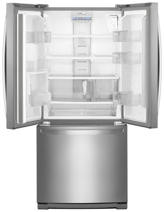 Whirlpool® 19.7 Cu. Ft. Fingerprint Resistant Stainless Steel French Door Refrigerator-1