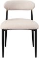ACME Furniture Jaramillo 2-Piece Beige/Black Dining Side Chair Set-3