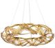 Currey & Company Queenbee Contemporary Gold Palm Ring Chandelier-0
