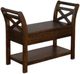 Sunny Designs™ Tobacco Leaf Accent Bench with Storage-0