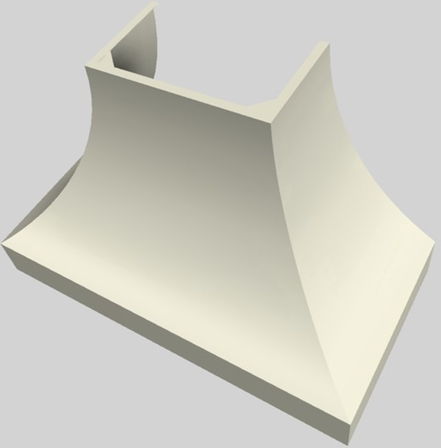 Vent-A-Hood® Designer Series 48" Biscuit Wall Mounted Range Hood-2