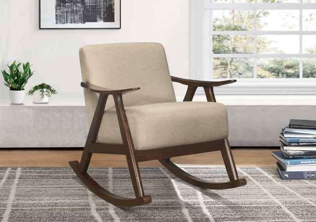 Homelegance® Waithe Light Brown Rocking Chair-1