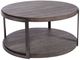 Liberty Furniture Modern View Gauntlet Gray Round Cocktail Table-0
