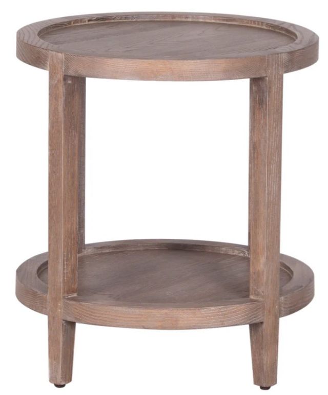 Porter International Designs Lowell Brown End Table-1