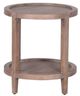 Porter International Designs Lowell Brown End Table-1