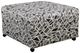Corinthian Furniture Zara Slate Square Ottoman-0