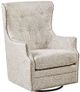 Olliix by Madison Park Cream Ella Swivel Glider Chair-1