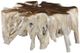 Classic Home Cypress Natural White Wash Root Coffee Table-1