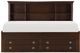 Mazin Furniture Meghan Espresso Twin Storage Bed-0