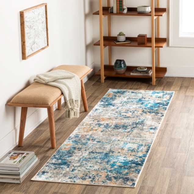 Surya Jefferson Beige/Blue 4'x6' Area Rug-4