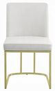 ACME Furniture Zazie 2-Piece Gold/White Dining Side Chair Set-2